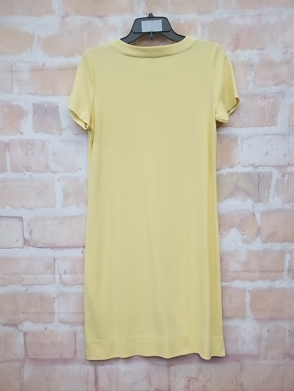 NWT Talbots Yellow Shift Dress with Short Sleeves Size S - Picture 3 of 6